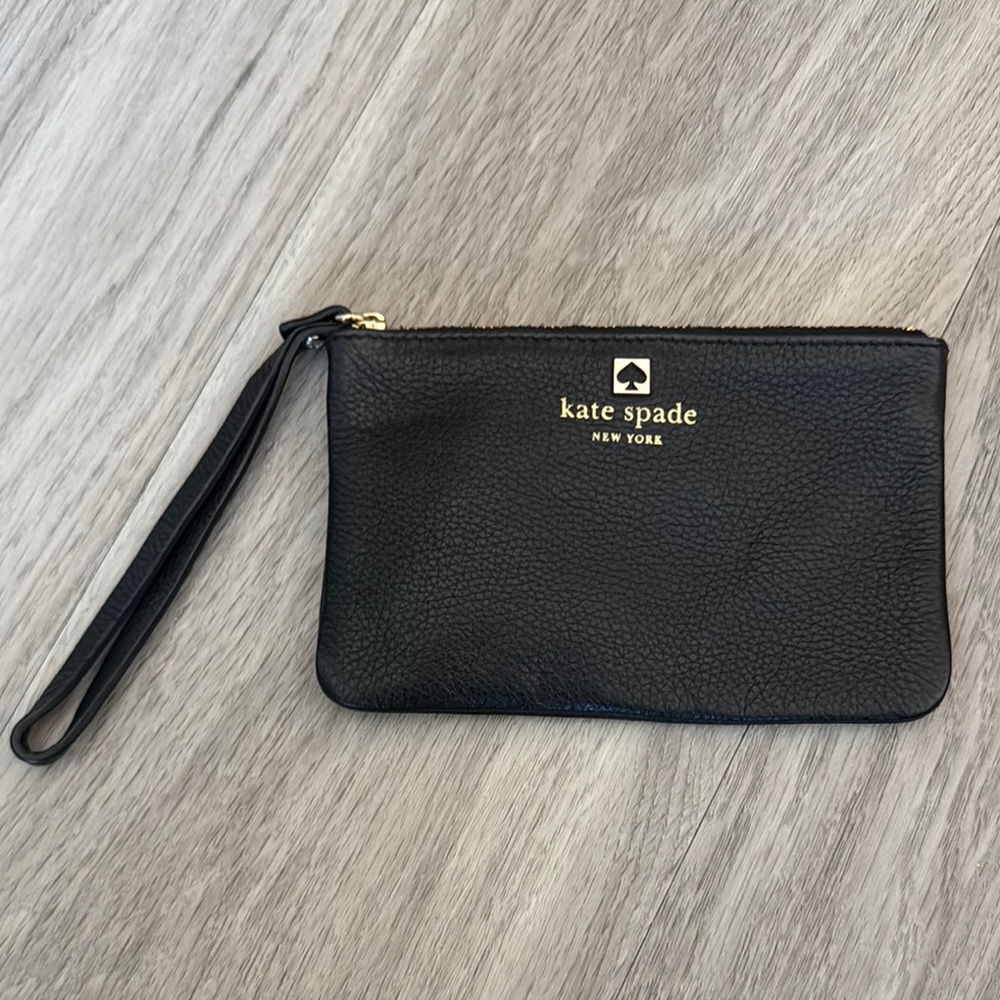 Kate Spade Black Wristlet